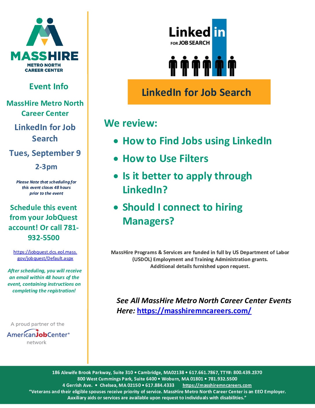 9.9.LinkedIn For Job Search.webinar.flyer
